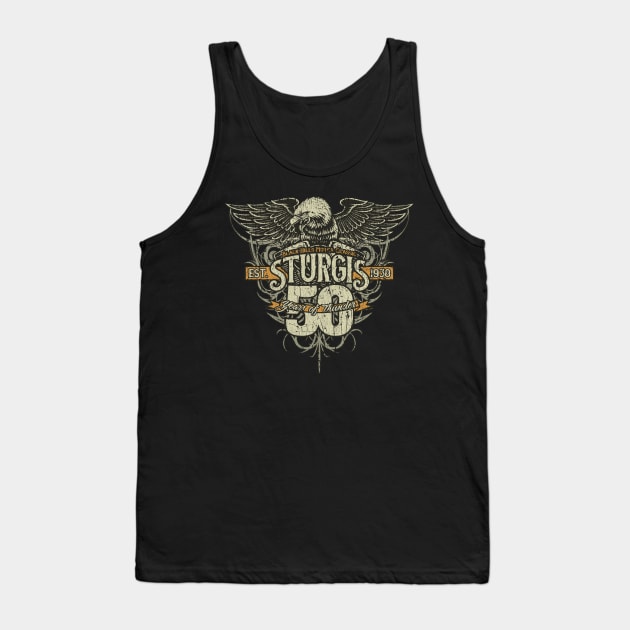 Sturgis 50 Years of Thunder 1990 Tank Top by JCD666